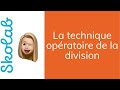 Comment poser une division  la technique opratoire 