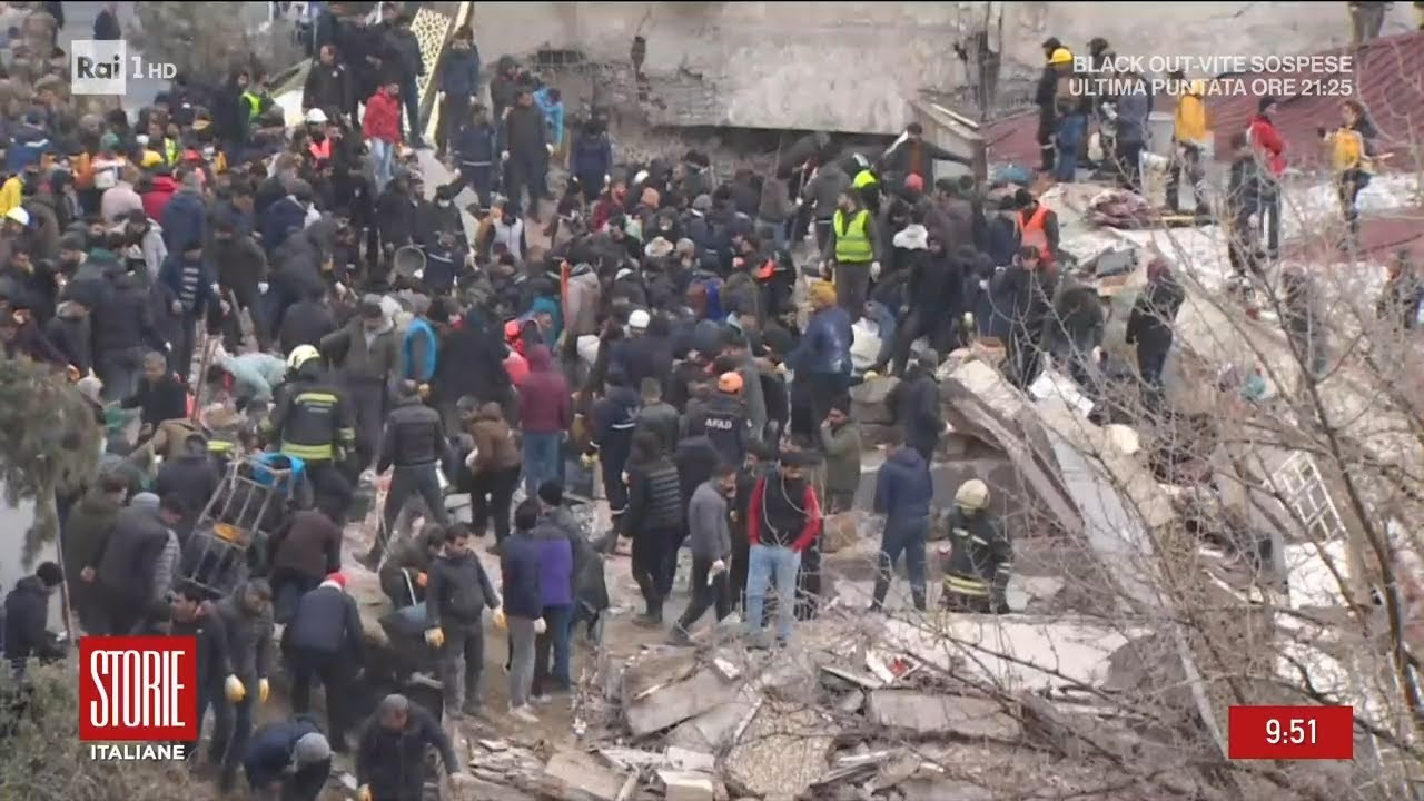 Terremoto in Turchia - Storie Italiane - 06/02/2023