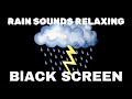 🔴 Thunderstorm at Night | Heavy Rain for Sleeping | Black Screen