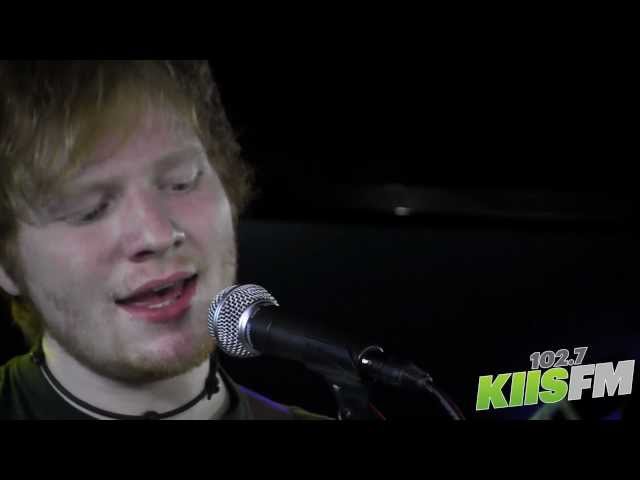 102.7 KIISFM Ed Sheeran The A Team Live Acoustic class=