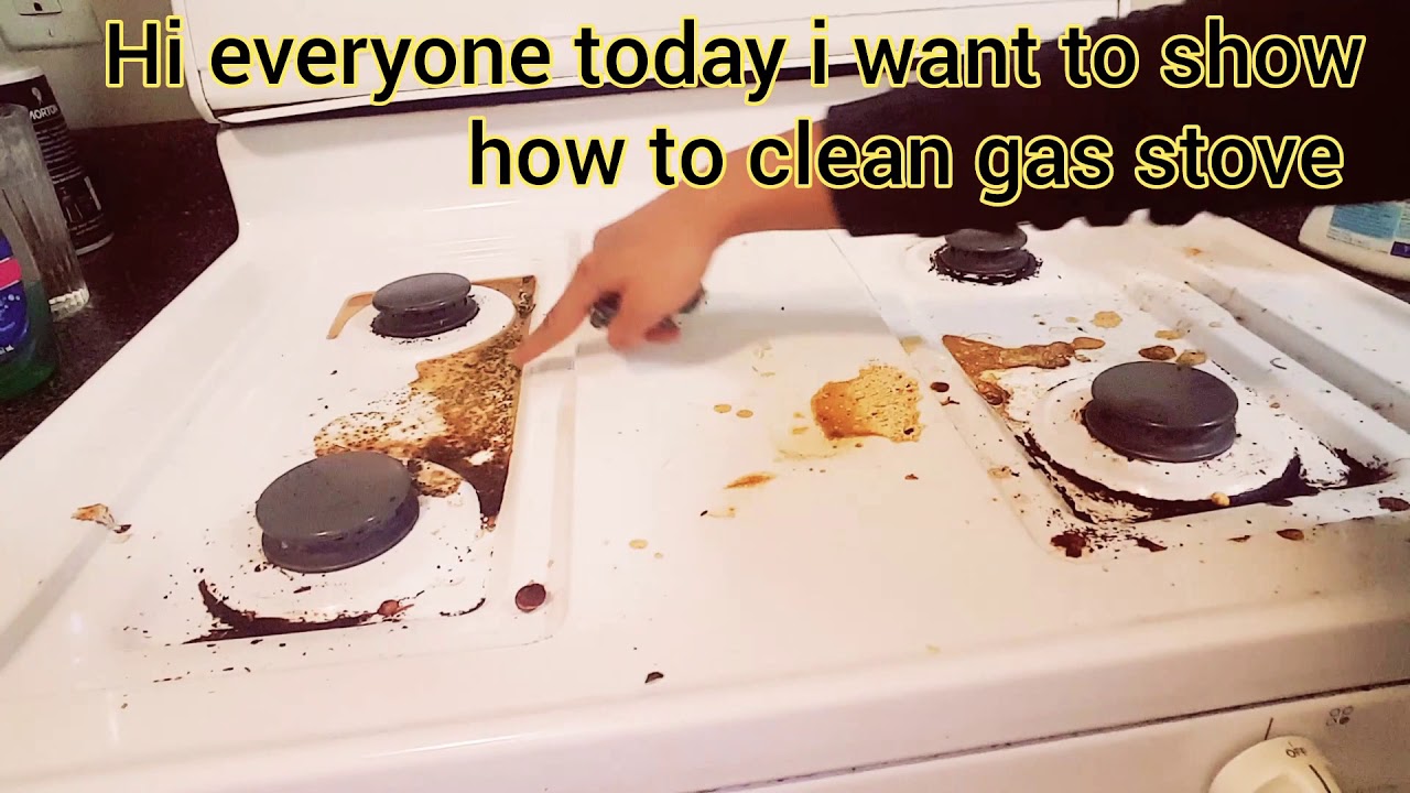 Easy gas stove cleaning YouTube