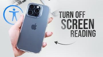 How to Turn Off Screen Reading on iPhone (tutorial)