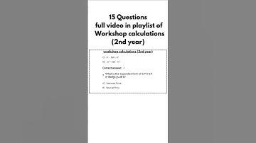 Part - 04, 2nd year, Workshop Calculations, ITI CBT EXAM important Questions, @Itielectrician12