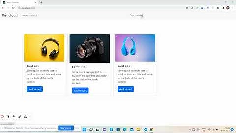 React js Add to Cart functionality using Context