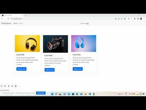 React js Add to Cart functionality using Context - YouTube