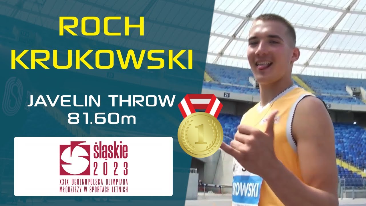 ROCH KRUKOWSKI 𝙅𝘼𝙑𝙀𝙇𝙄𝙉 𝙏𝙃𝙍𝙊𝙒 ♂️ U18 🇵🇱 ATHLETICS CHAMPIONSHIPS