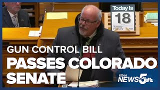 Gun control bill passes Colorado Senate