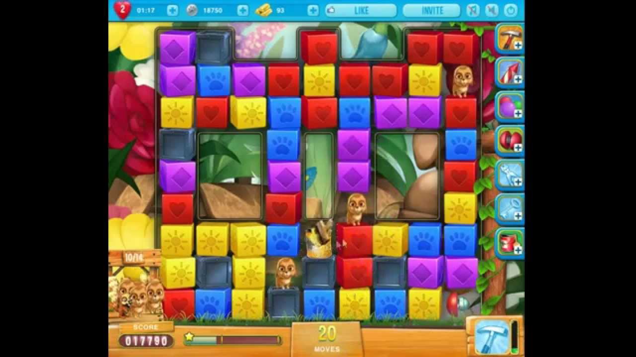 Pet Rescue Saga level 879 no buyed hammers 😈 ►TOBIAS DEAMON◄