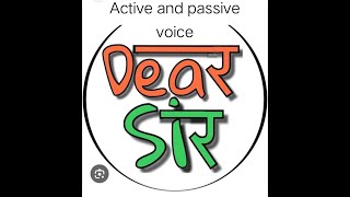 Full Active and Passive Voice Trick   Active and Passive Voice Rules Hindi English Grammar  Dear Sir