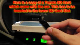 Toyota NSCP-W62 SD Card Error/Missing in URDU/HINDI