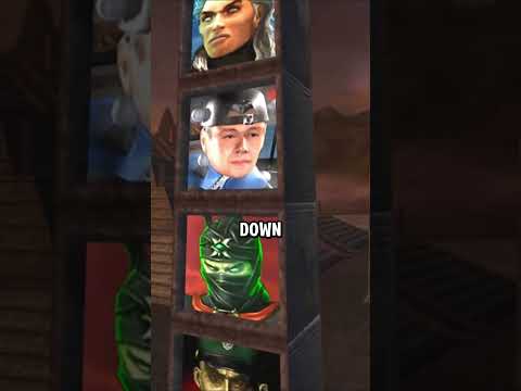 beating Mortal Kombat with the weakest character! #videogames #gaming #mortalkombat