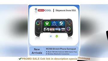 BEBONCOOL MC100 Gamepad Telescopic For Apple IOS Android PUBG COD Stretch Wireless Bluetooth Phone G