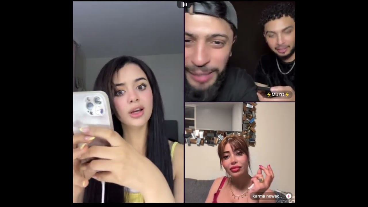 ايناس وموزو ونزار اكلو اكبر صدمة لما عرفوا البنت شو عم تشتغل وشافو محتواها 😱