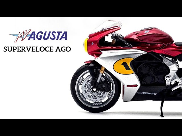 Unboxing the MV Agusta Superveloce AGO Diecast Bike 1/12