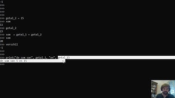 08.  Variabelen - deel 1