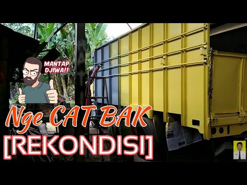 Ngecat Bak  Truk  Mitsubishi Canter  Colt Diesel REKONDISI 