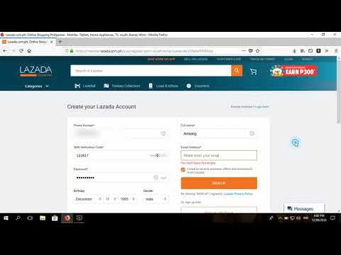 HOW TO REGISTER IN LAZADA