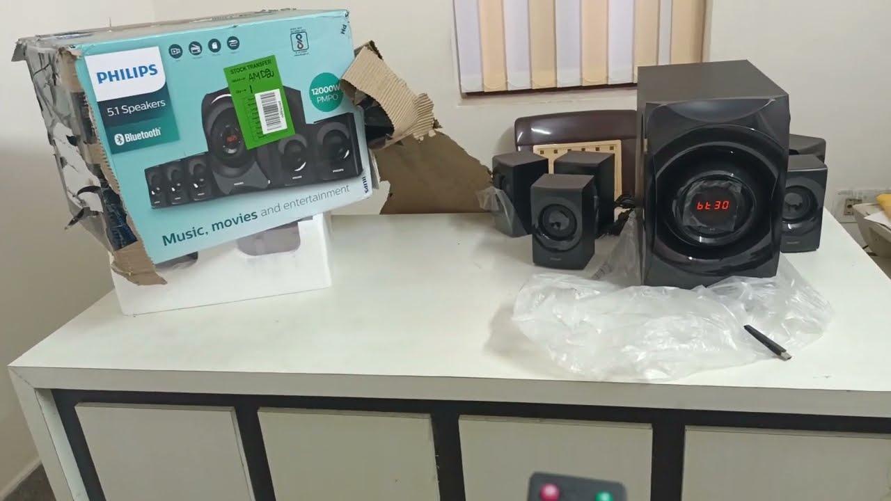 Philips Audio SPA8000B/94 5.1 Channel 120W Multimedia Speaker System