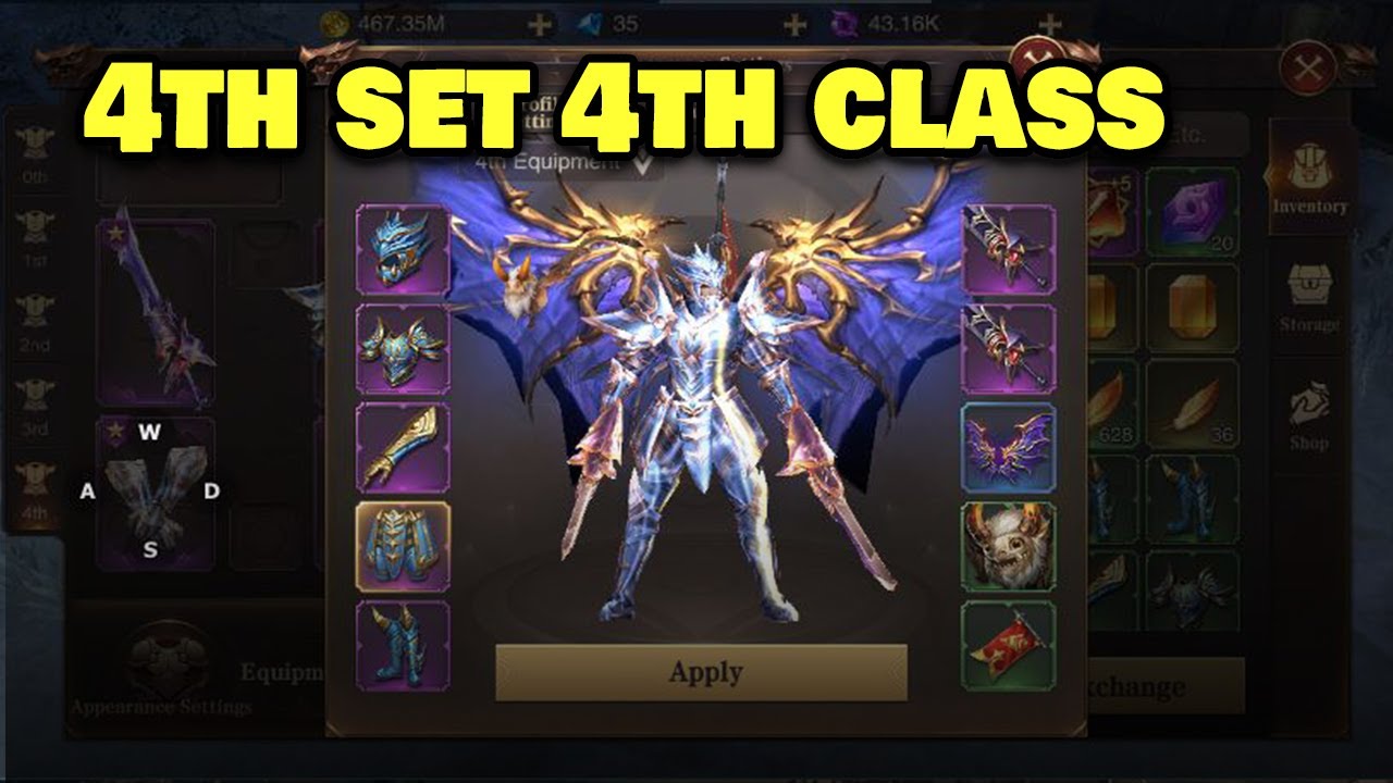 4th Set Royal Knight I - Change Class | MU Archangel
