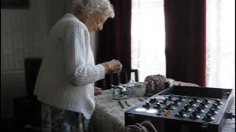 Elderly woman in Hastings UK, who practices radionics and homeopathy, part 2