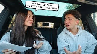 the doctors gave us unexpected news... *NO KITTY FOR 3 MONTHS*