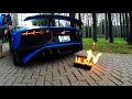 Lamborghini Aventador SV insane flames roasts Ace of Spades Champagne - Ghostriderto