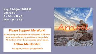 Arrival - A Major R&B Pop Backing Track/BGM