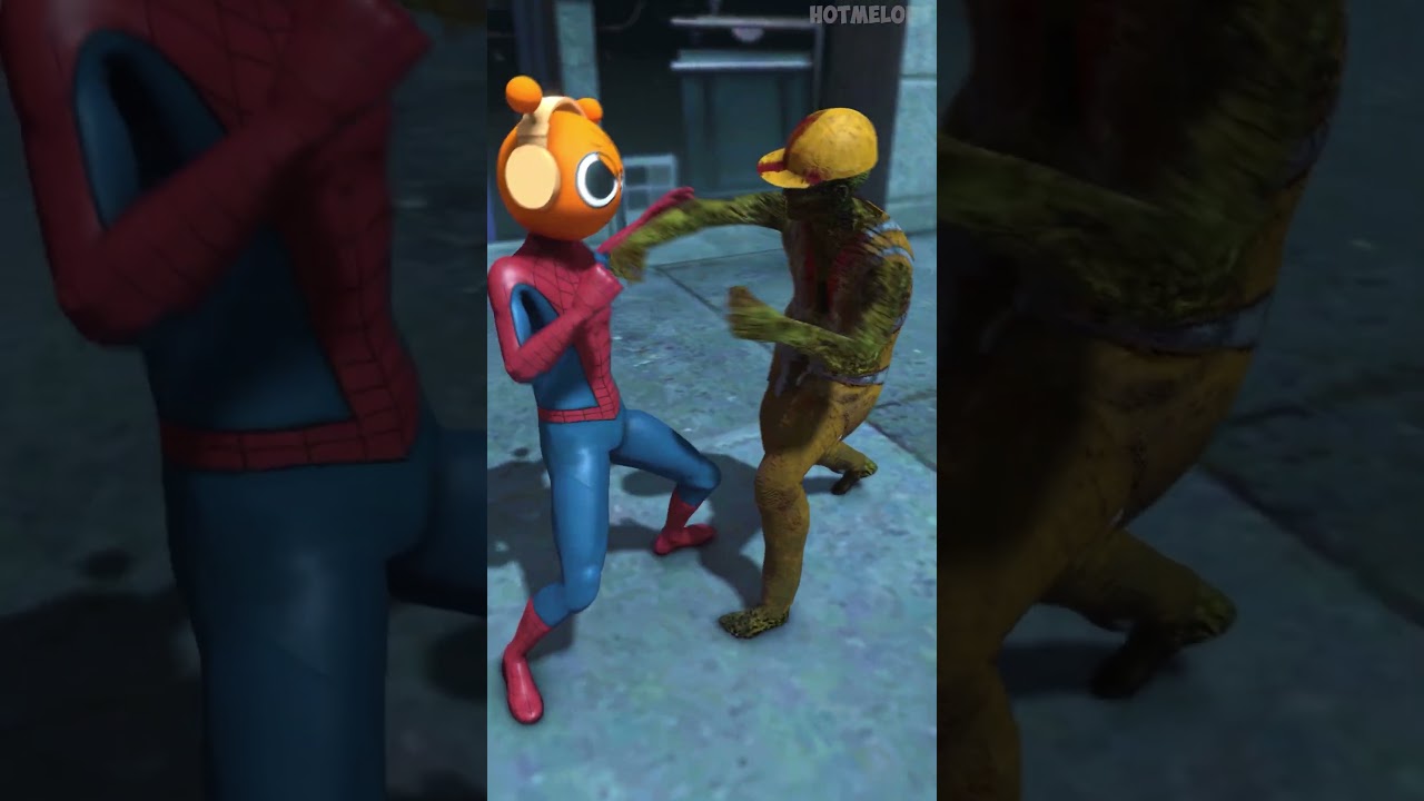 Spider Oren Saves Pinki from Zombies! 😱🔥 