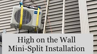Wall mounting a DIY Mr Cool mini-split.