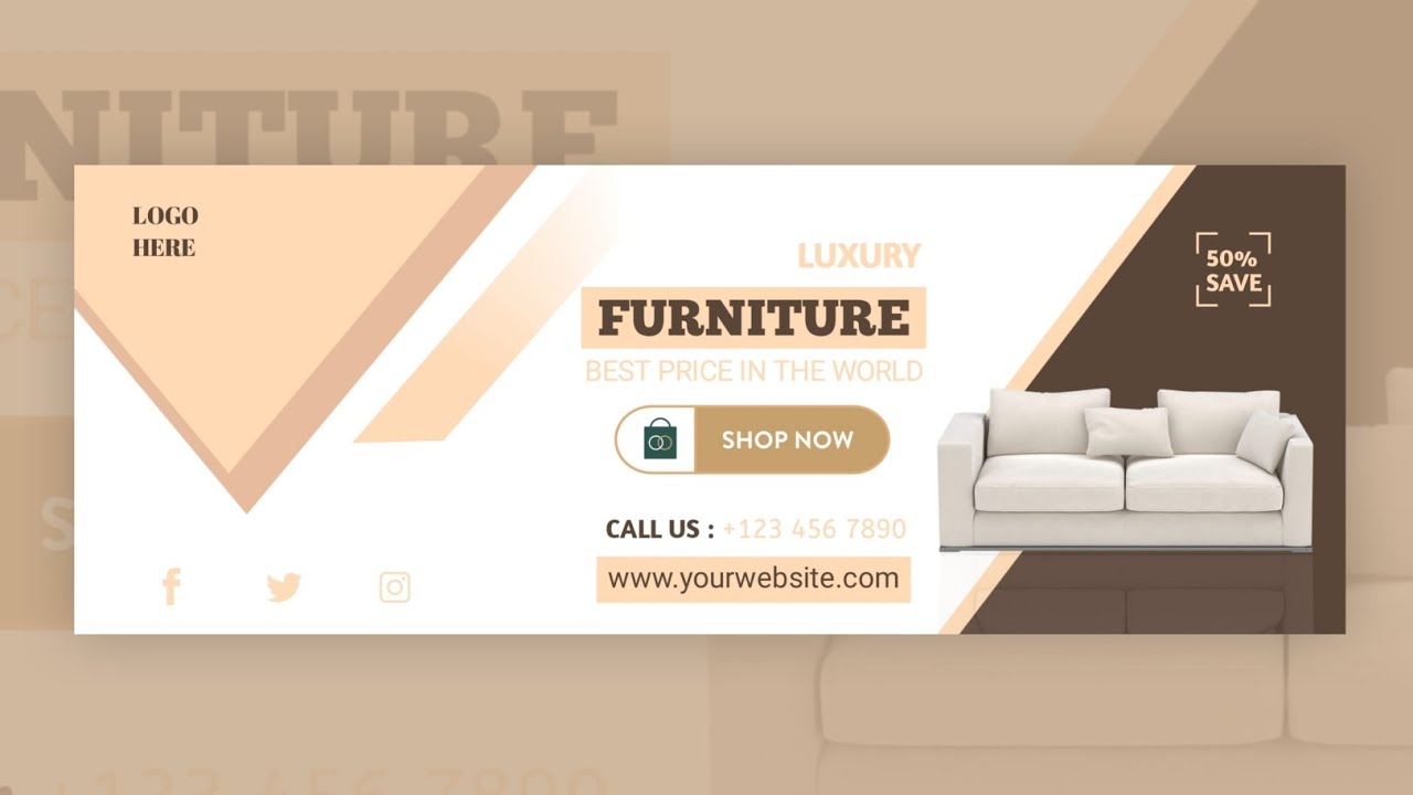 Furniture Cover Art Design in Pixellab | On Mobile | M S D Official