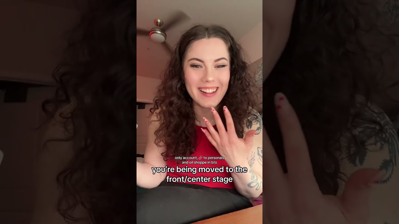 you’re being moved to the front/center stage