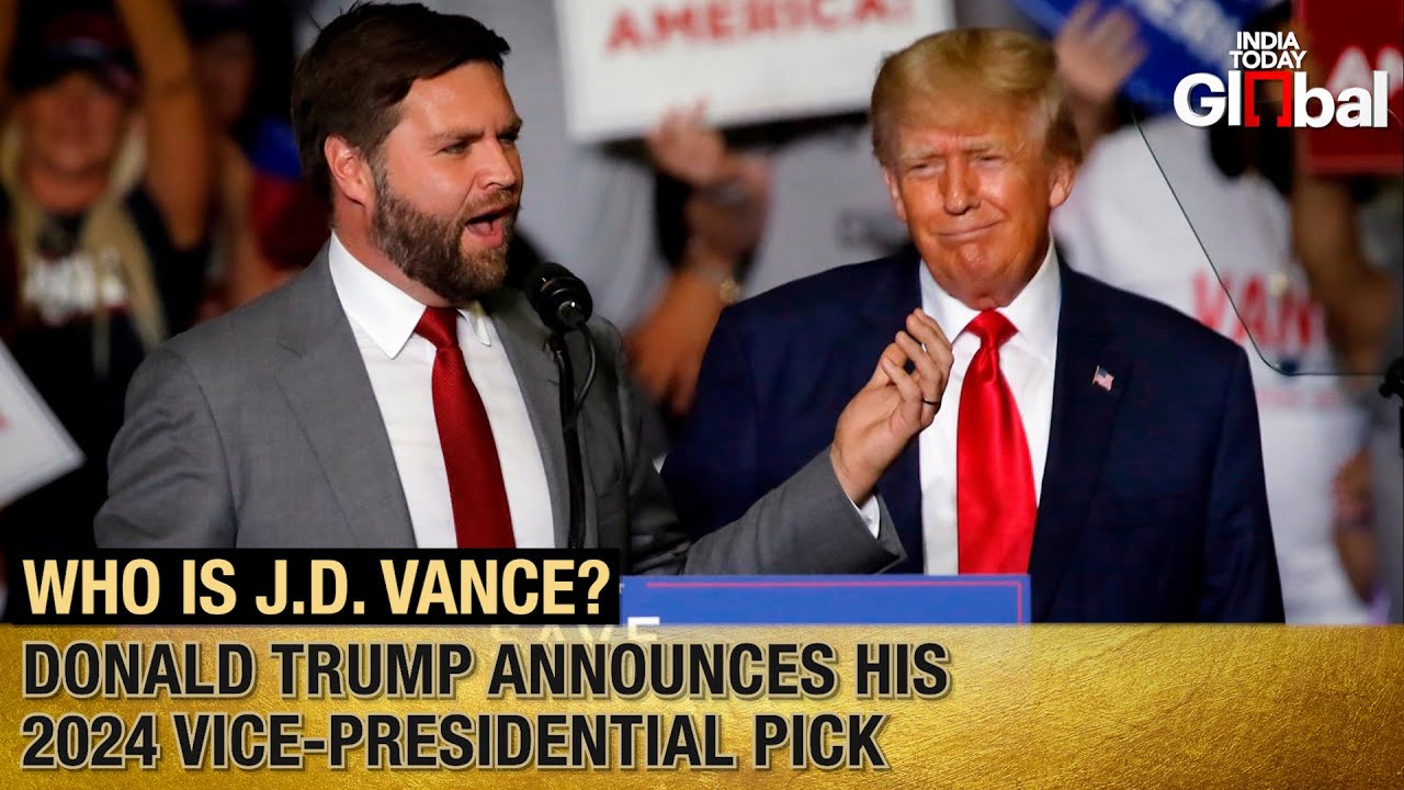 Donald Trump Announces J.D.Vance As VP Pick During Republican National ...
