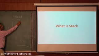 DATA STRUCTURE | STACK | LECTURE -4 | PROF. DR. HIMADRI NATH SAHA | Gymkhana TV | IEM