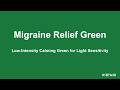 Migraine Relief Green Screen 4k (1 hour) | Low-Intensity Calming Green for Light Sensitivity