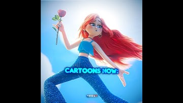 Cartoons now vs then ☠️🔥 | #cartoon #shorts