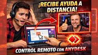 Tutorial Completo de AnyDesk OFRECE O RECIBE  ASISTENCIA Remota
