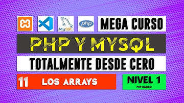 Los ARRAY - Curso de PHP y MySQL - Capítulo 11