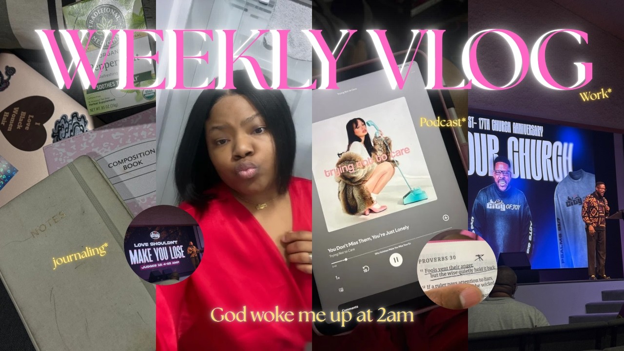 WEEKLY VLOG ☆ Waking up at 2AM...Reflecting on my life in my 20s