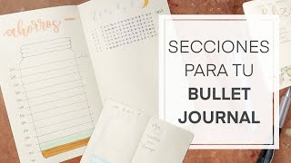 10 SECCIONES CURIOSAS e INTERESANTES para tu BULLET JOURNAL ✨