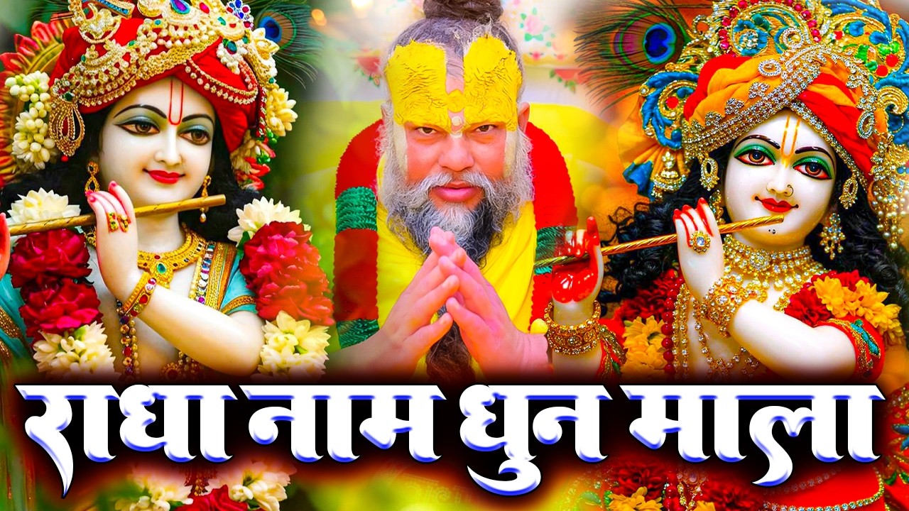 श्री राधा श्री राधा नाम जप 1008 Baar | Radha Naam Dhun Premanand Ji Maharaj | Vats Bandhu Radha Dhun