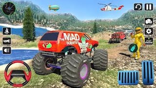 Monster Truck 4x4 Off Road Racing Simulator - 4x4 Mud and Rocks Driver 3D - Android Gameplay screenshot 3