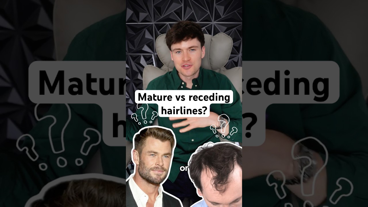 Mature vs Receding hairlines…🤨