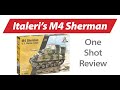 Review of the Italeri M4 Sherman scale model tank — New Product Rundown "One Shot"
