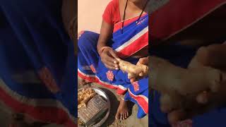केऊं कांदा के बरी keu badi making Chhattisgarh