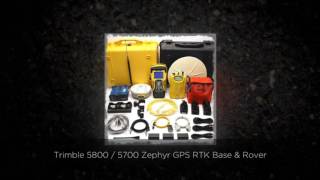 Trimble 5800 / 5700 Zephyr GPS RTK Base & Rover w/ TSC2 430-