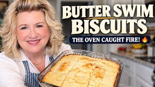 I Made Butter Swim Biscuits… and Set My Oven on Fire! 🔥