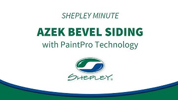 Shepley Minute: Azek Bevel Siding with PaintPro Technology