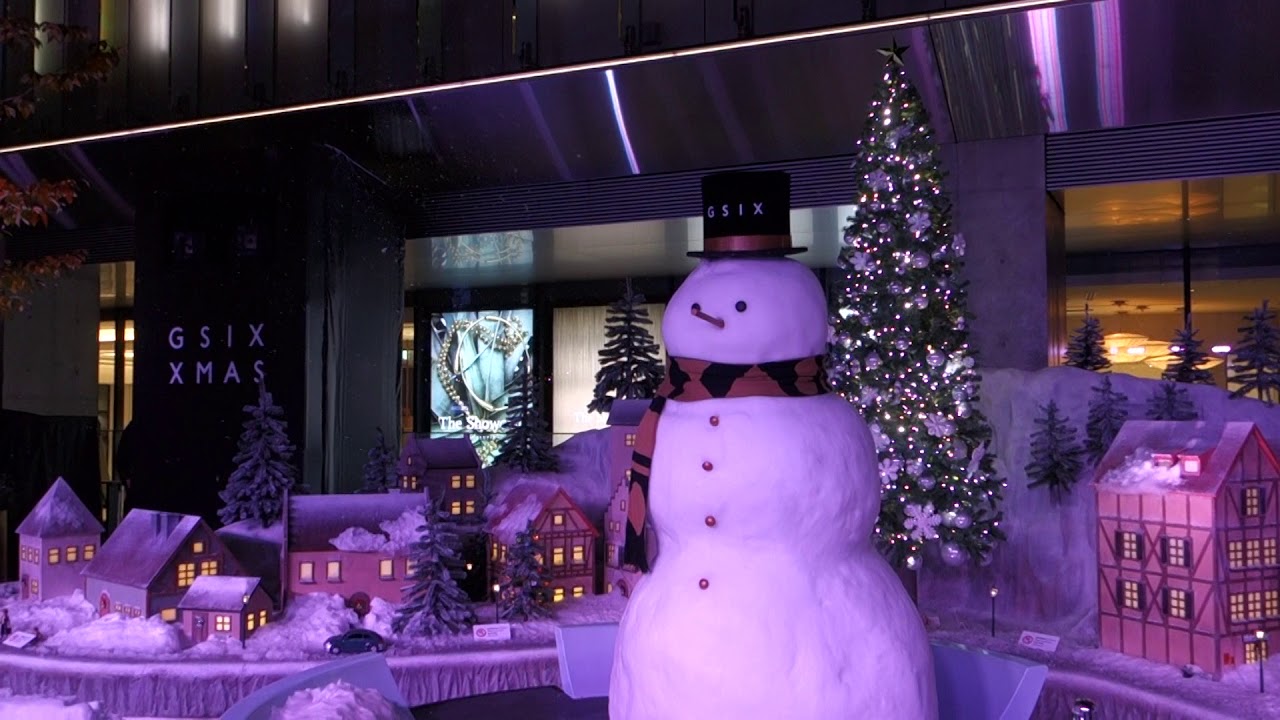 Snow Dome City～降雪演出：GINZA White Christmas～（ギンザ シックス）（2017）（1/3） YouTube