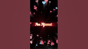 Thumbnail of Nee Jathaga Nenundaali song lyrics 💗#shorts#viral#ytshorts#trendingshorts