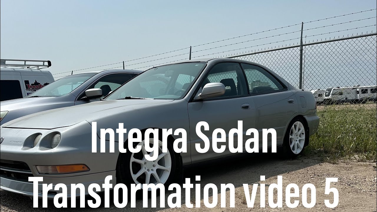 Acura Integra Sedan Transformation Video 5 FINALLY FINISHED